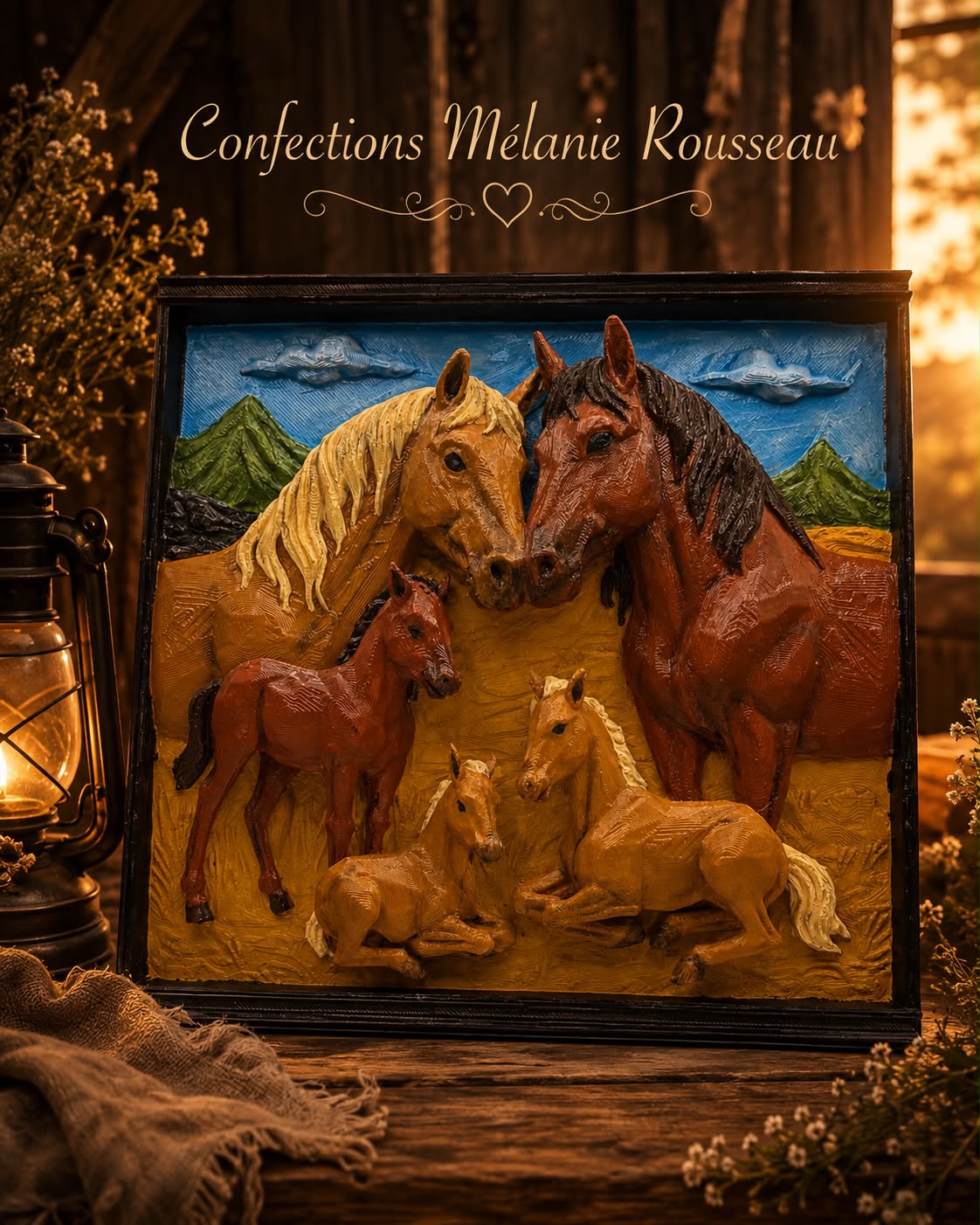 Famille de chevaux