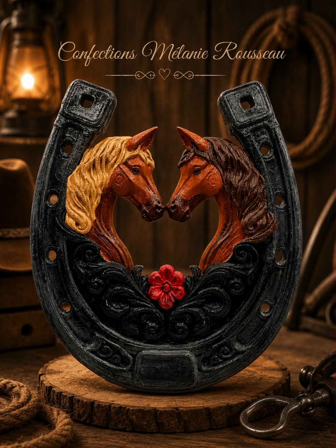Fer à chevaux amoureux